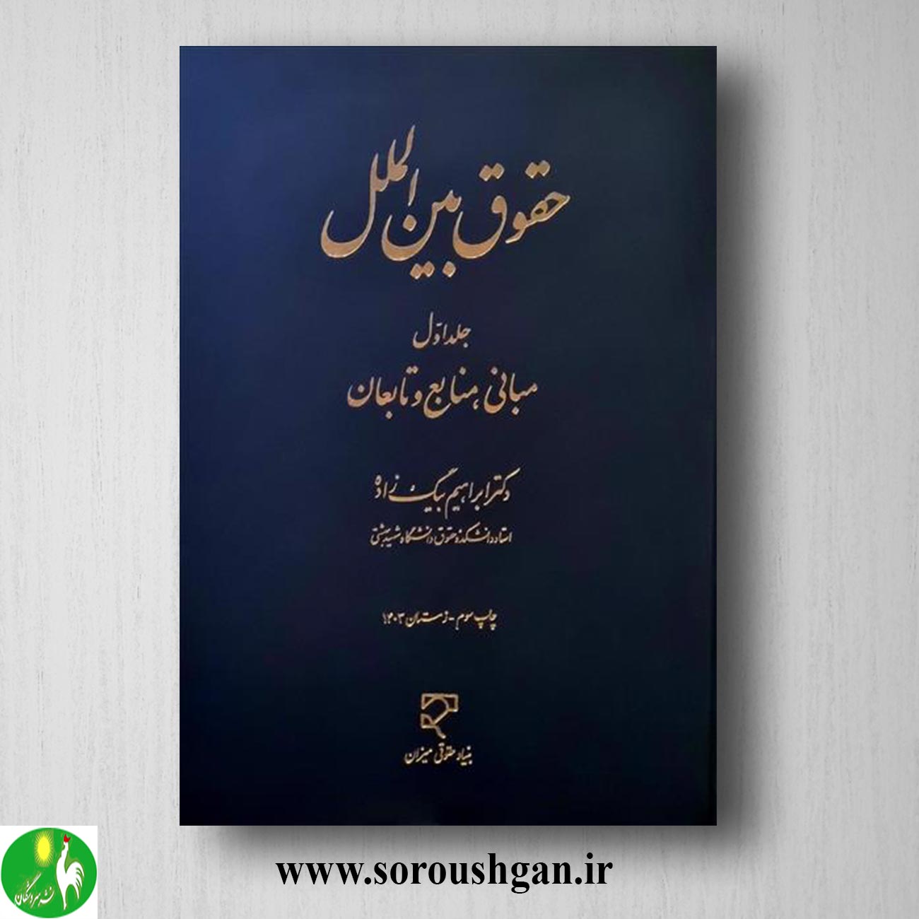 کتاب حقوق بین الملل جلد اول ابراهیم بیگ زاده خرید کتاب حقوق بین الملل جلد اول ابراهیم بیگ زاده